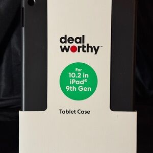 Black Tablet Case for 10.2 in iPad 9th Gen